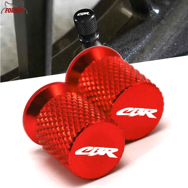 For Honda CBR650R CBR600RR CBR1000RR CBR500R CBR250R CBR600F F2 F3 F4i Accessories Motorcycle CNC Wheel Tire Valve Caps Plugs