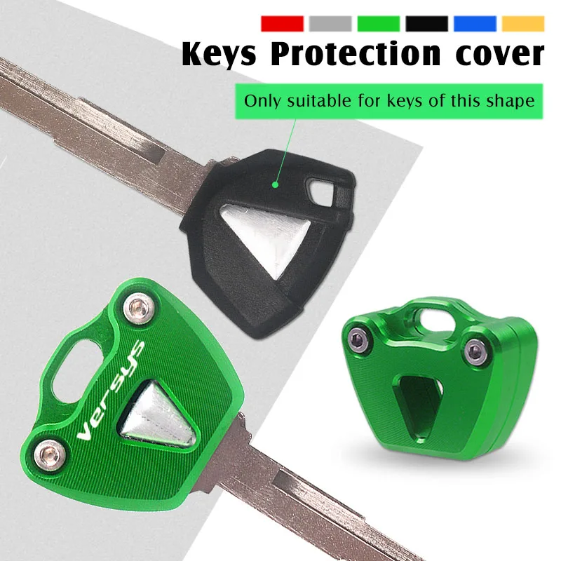 For KAWASAKI NINJA 400 Z400 Versys 650 Versys 1000 Motorcycle CNC Key Cover Case Shell Keys Protection keychain key case