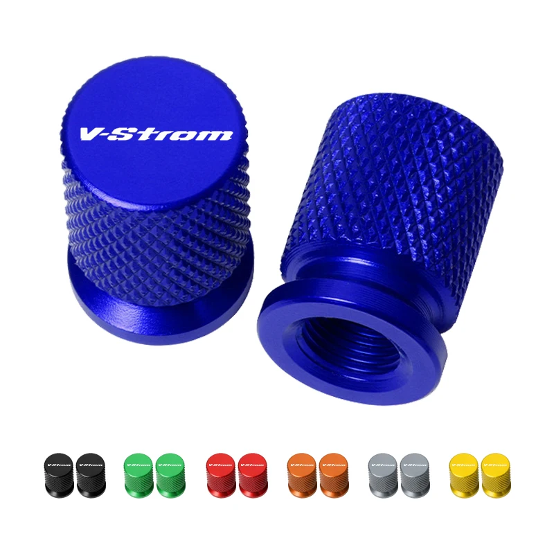 For SUZUKI V-Strom V Strom DL650 DL 650 Vstrom XT 2011-2023 Motorcycle CNC Aluminum Tire Valve Air Port Stem Cover Caps