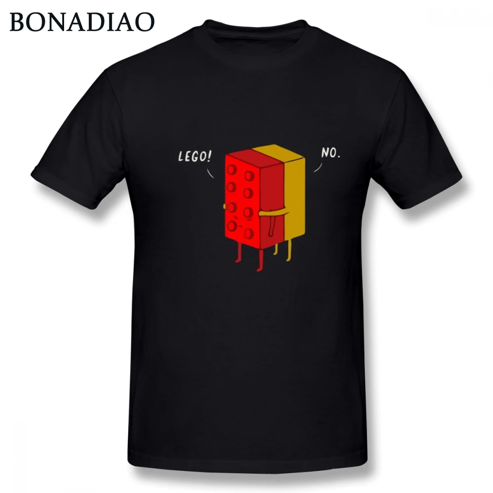 Funny LEGO Hug T Shirt Boy Cotton Arrival BONADIAO Design T-shirt