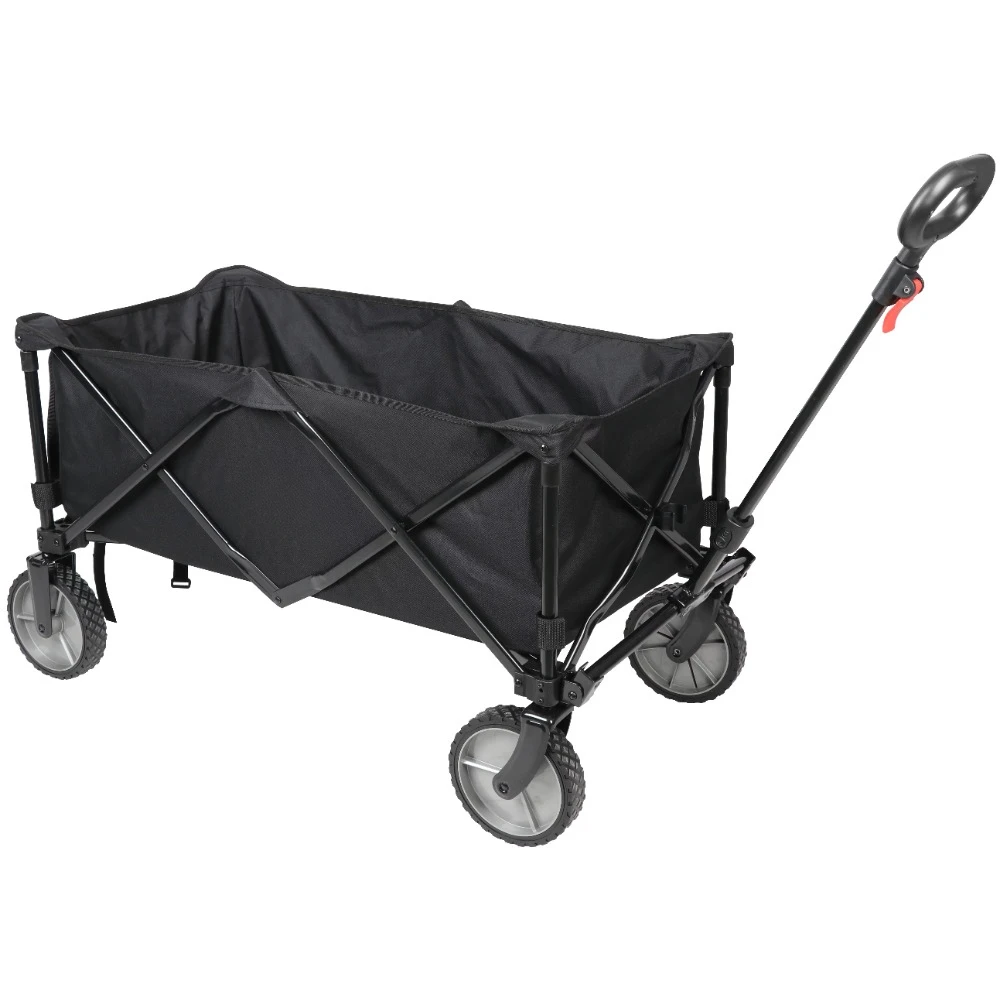 Garden Carts Multi-Purpose Big Bucket Cart Trolley 24 Inches in Height Push Cart Dolly Black Wagon Supplies Home Free (*24*)