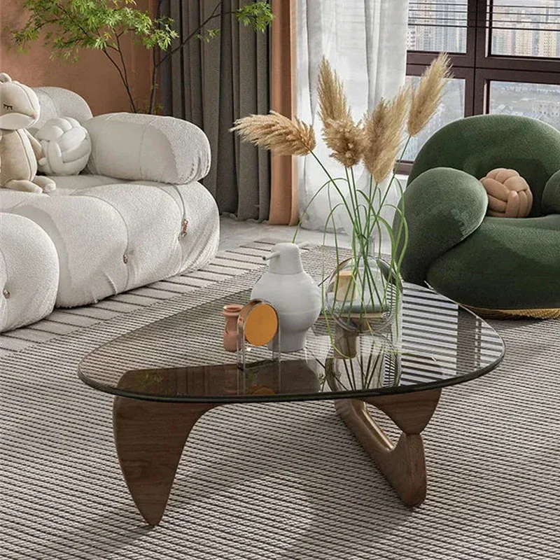 Glass Modern Coffee Tables Auxiliary Floor Design Nordic Living Room Center Table Luxury Stoliki Kawowe Salon Furniture