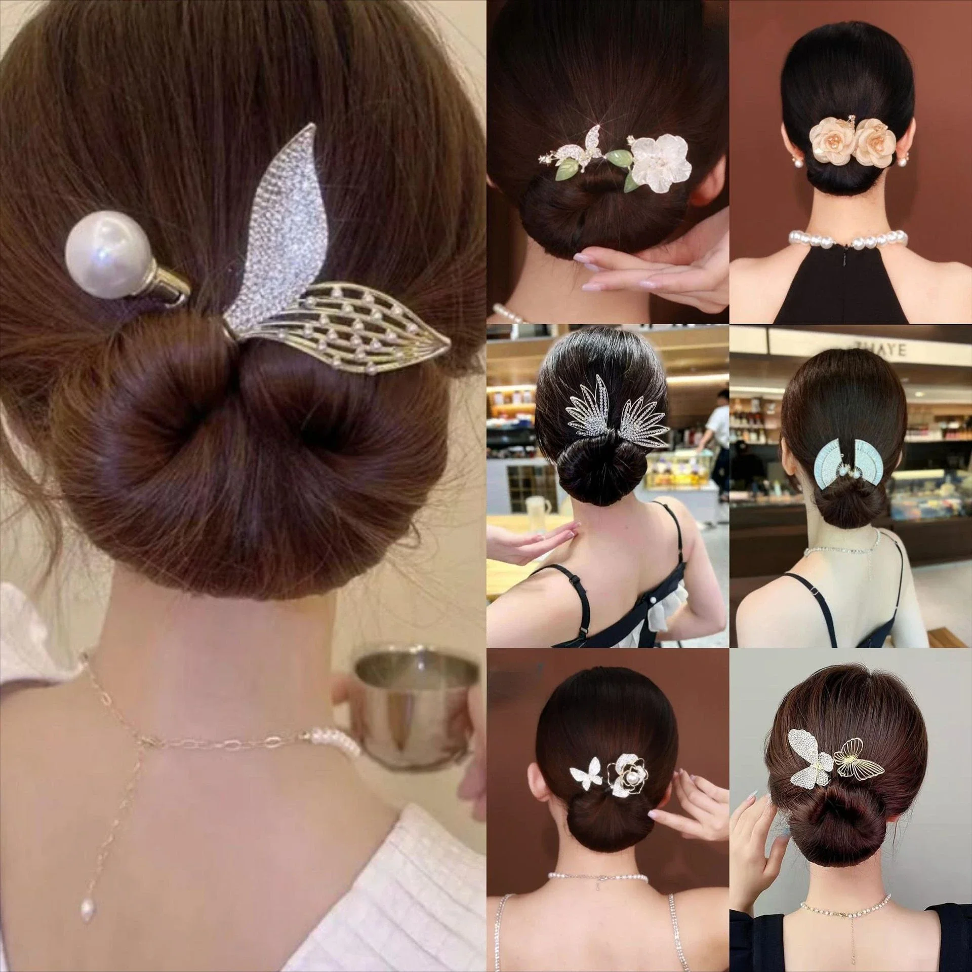 Headband Roller Hair Curler Donut Bun Maker Lazy Hairpin Tool Women’s Bow Rabbit Ear Magic Hairstyle Ring Accessories Twisted