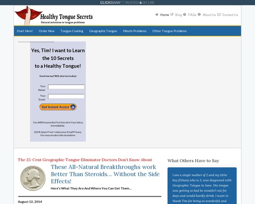 Healthy Tongue Secrets Revealed – Geographic Tongue | Healthy Tongue Secrets