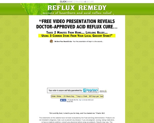 Heartburn & Acid Reflux Remedy Report – $50 Bonus Offer!