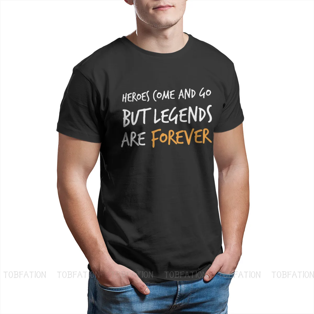 Heroes Come And Go Unique TShirt Kobe Bryant Bean RIP First Anniversary Memorial Mourn Leisure S-6XL T Shirt  T-shirt For Men