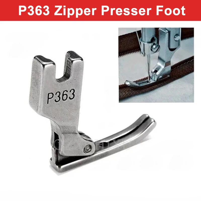 Industrial Lockstitch Sewing Machine Machine Flat Zipper Toothpick Presser Foot 0.3 Narrow Presser Foot P363