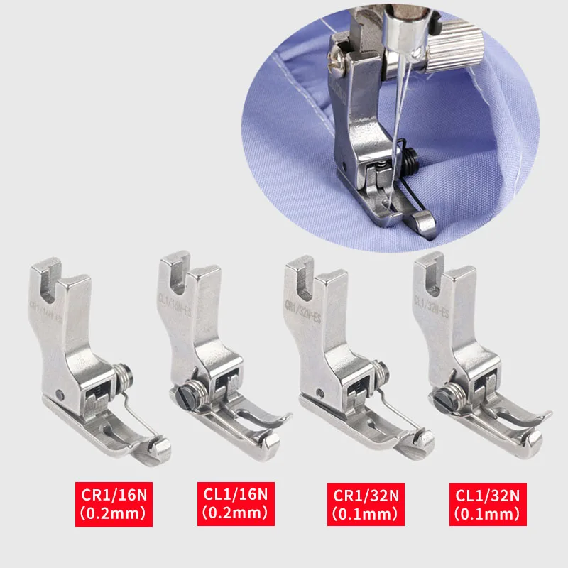 Industrial Steel Right/Left Compensating Presser Foot Fit Sewing Machines (1/16