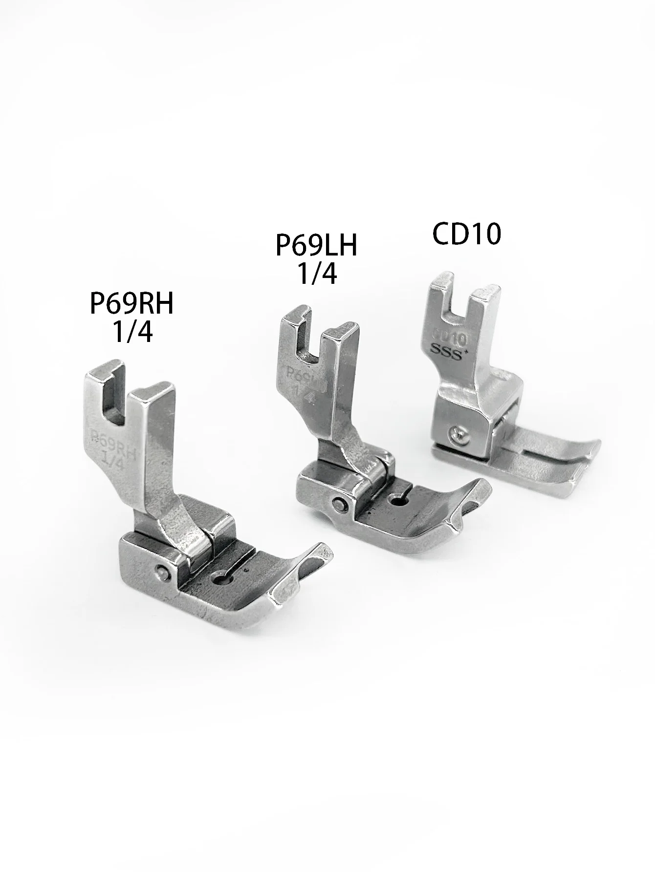 Industrial sewing machine presser foot mixture, flat sewing machine presser foot, P69RH1/4 P69LH1/4 CD10,