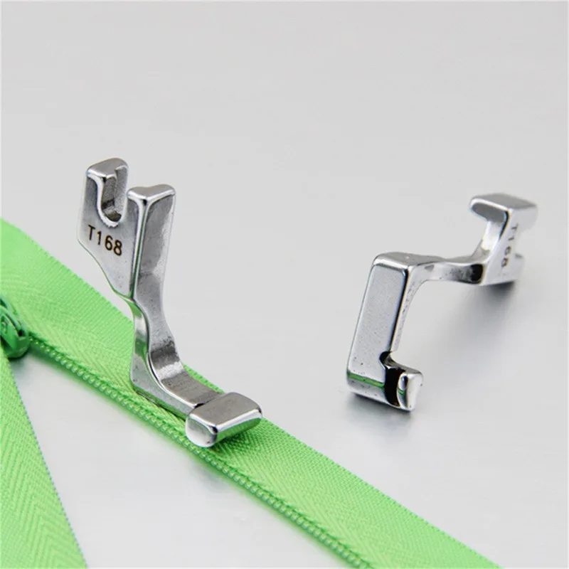 Invisible Zipper Presser Foot Unilateral Zipper Feet T168 Juki Brother Siruba Jack Lockstitch Industrial Sewing Machine