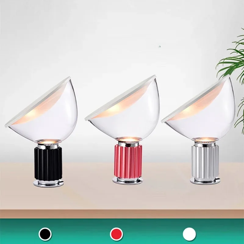 Italy flos Radar table lamp Aluminum Glass Shade LED Desk Light For bedroom bedside Study living room High-end decor lighting