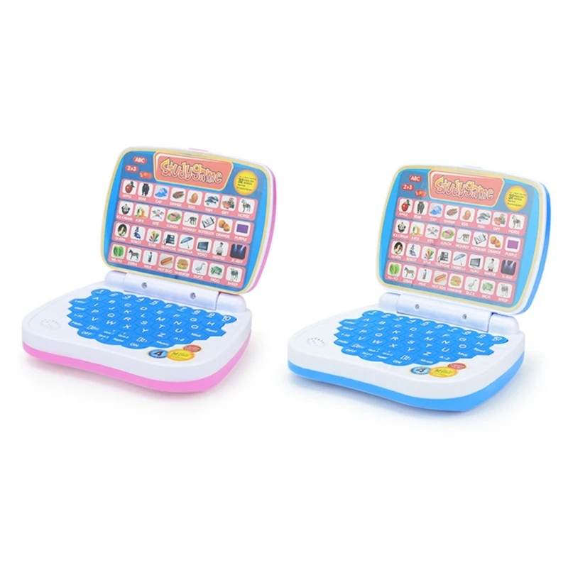 Kids Learning Machine Laptop Toy Encourages Number, Food and Animal Recognition