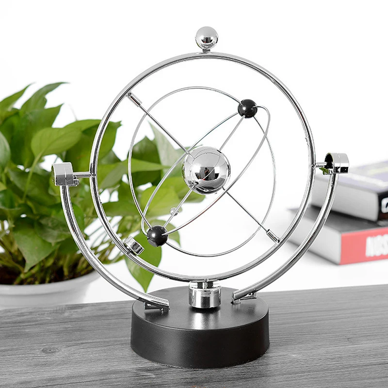 Kinetic Orbital Revolving Gadget Perpetual Motion Desk Office Art Decor Toy Gift