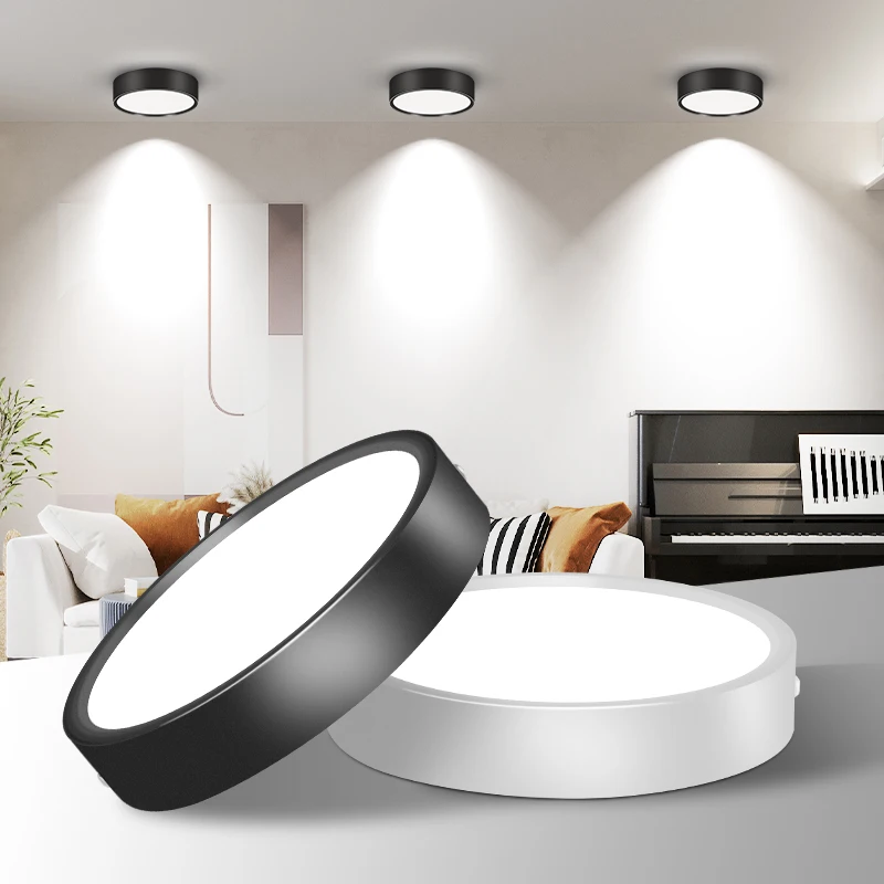 LED Downlights Ceiling Spot Led Down Lamp Round Spotlights For Bedroom Kitchen Downlight Living Room 220V 3 Colors Down lights