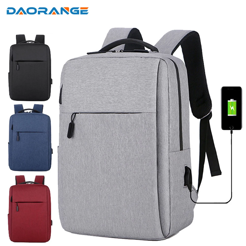 Laptop Bag USB Backpack for Macbook Air Pro Lenovo Asus HP Dell Large Capacity Travelling Waterproof Multi-pockets Laptop Cover