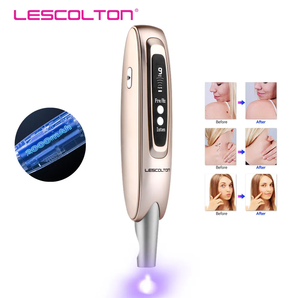 Lescolton Picosecond Laser Pen Upgrade Blue Light Therapy Mole Wart Freckle Black Tattoo Removal Laser Beauty Skin Instrument