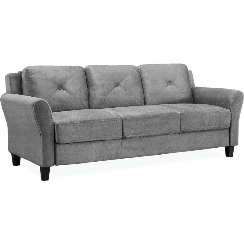 Lifestyle Solutions Sofa, Grey Living Room Furniture›Sofas & Couches