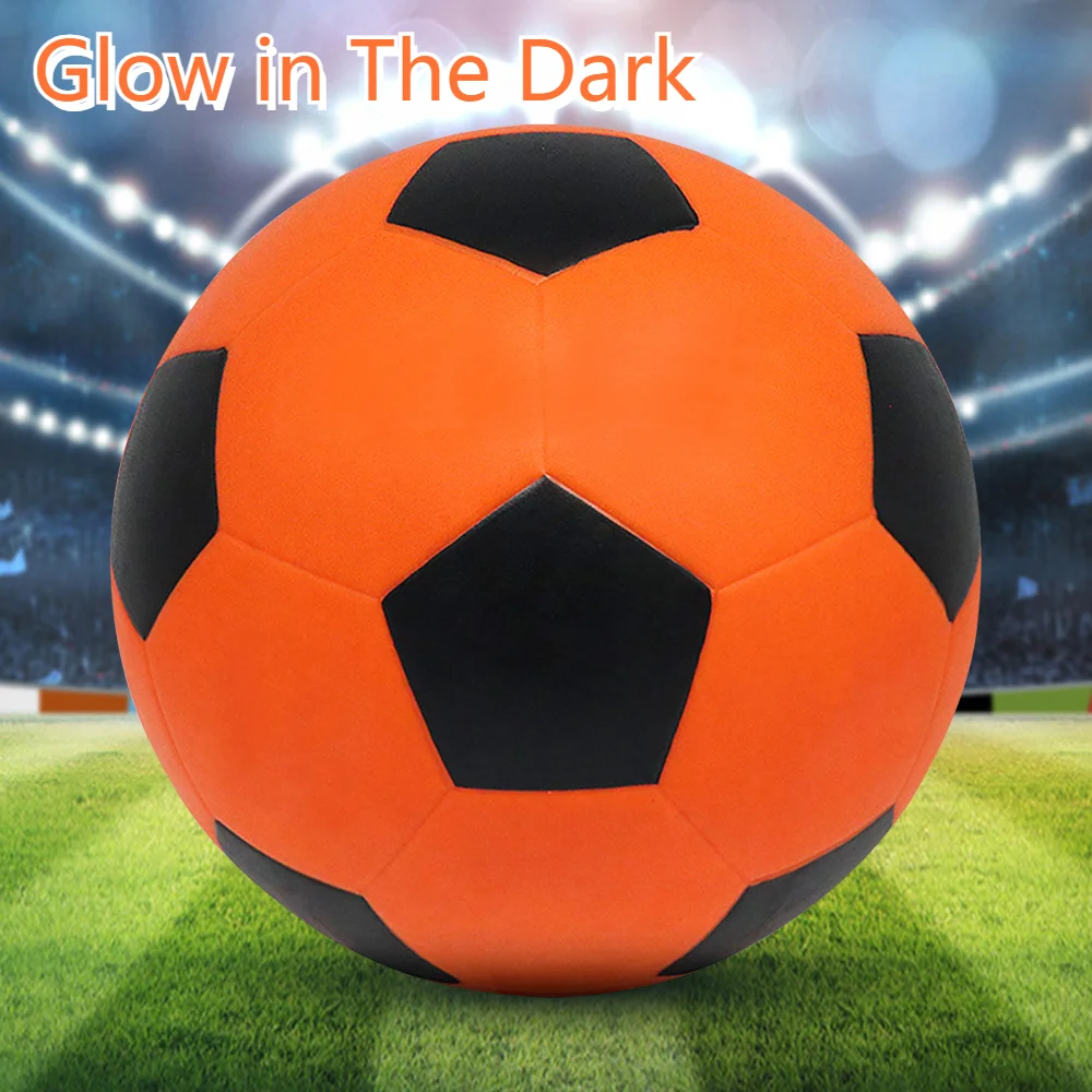 Light Up LED Soccer Ball Glowing Up Soccer Ball Indoor Or Outdoor Luminous Football Night Sports Training Entertainment Toys