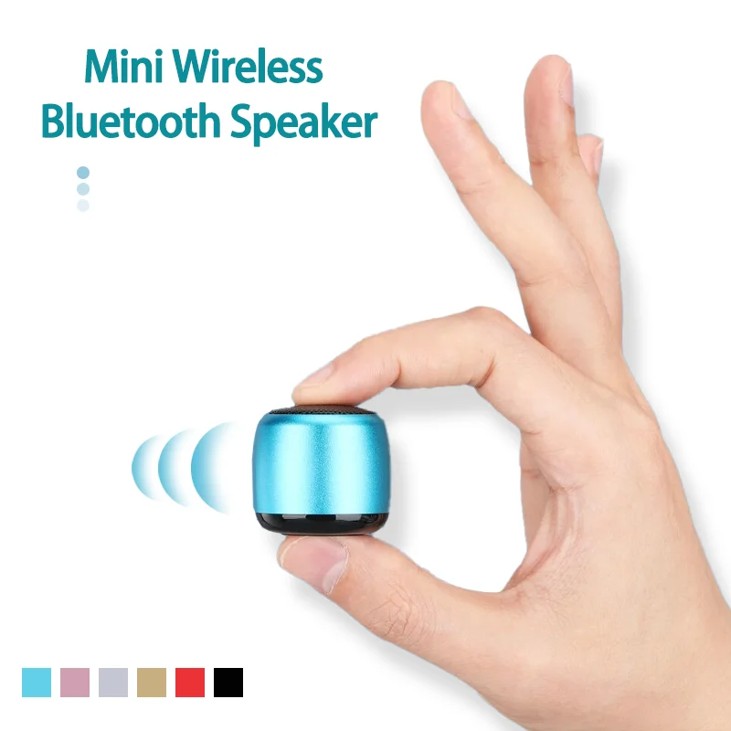 M1 Mini Bluetooth Small Speaker Portable Intelligent One Drag Two Small Steel Cannon Metal Wireless Bluetooth Sound Subwoofer