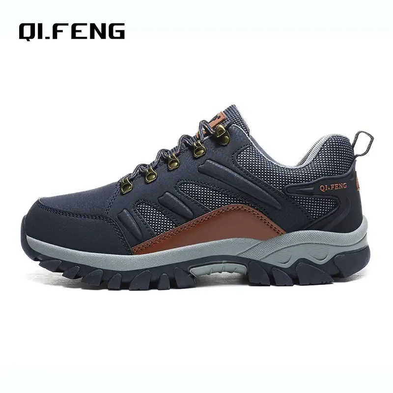 Men Classic Casual Leather Shoes Outdoor Winter Warm Fur Non-slip Sneaker Women Autumn Gym Cowboys Shoes Boys Breathable