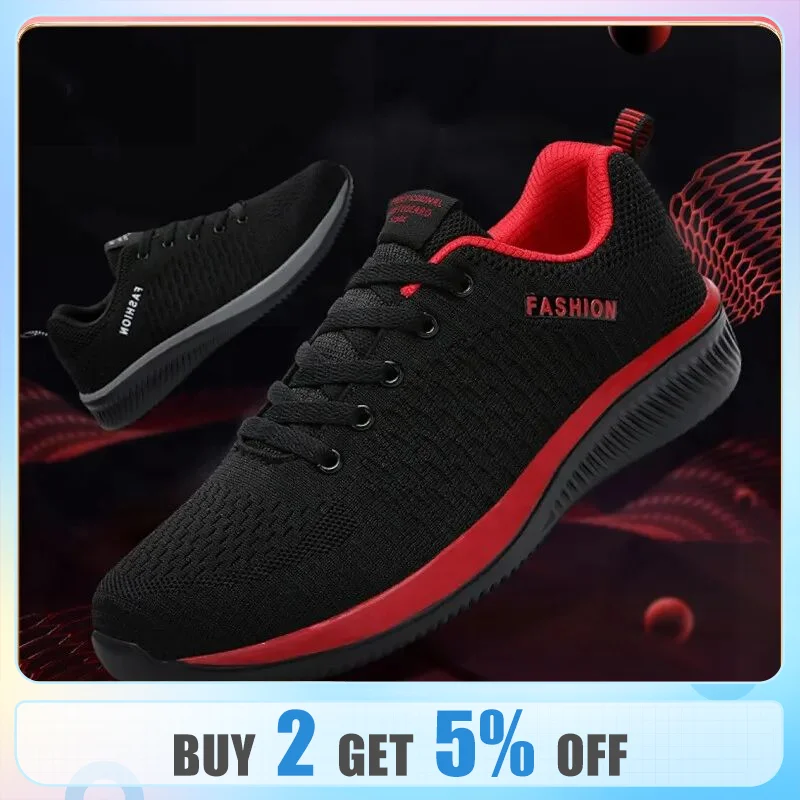 Men Running Sneakers Women Lightweight Sport Shoes Classical Mesh Breathable Casual Shoes Male Fashion Moccasins Sneaker