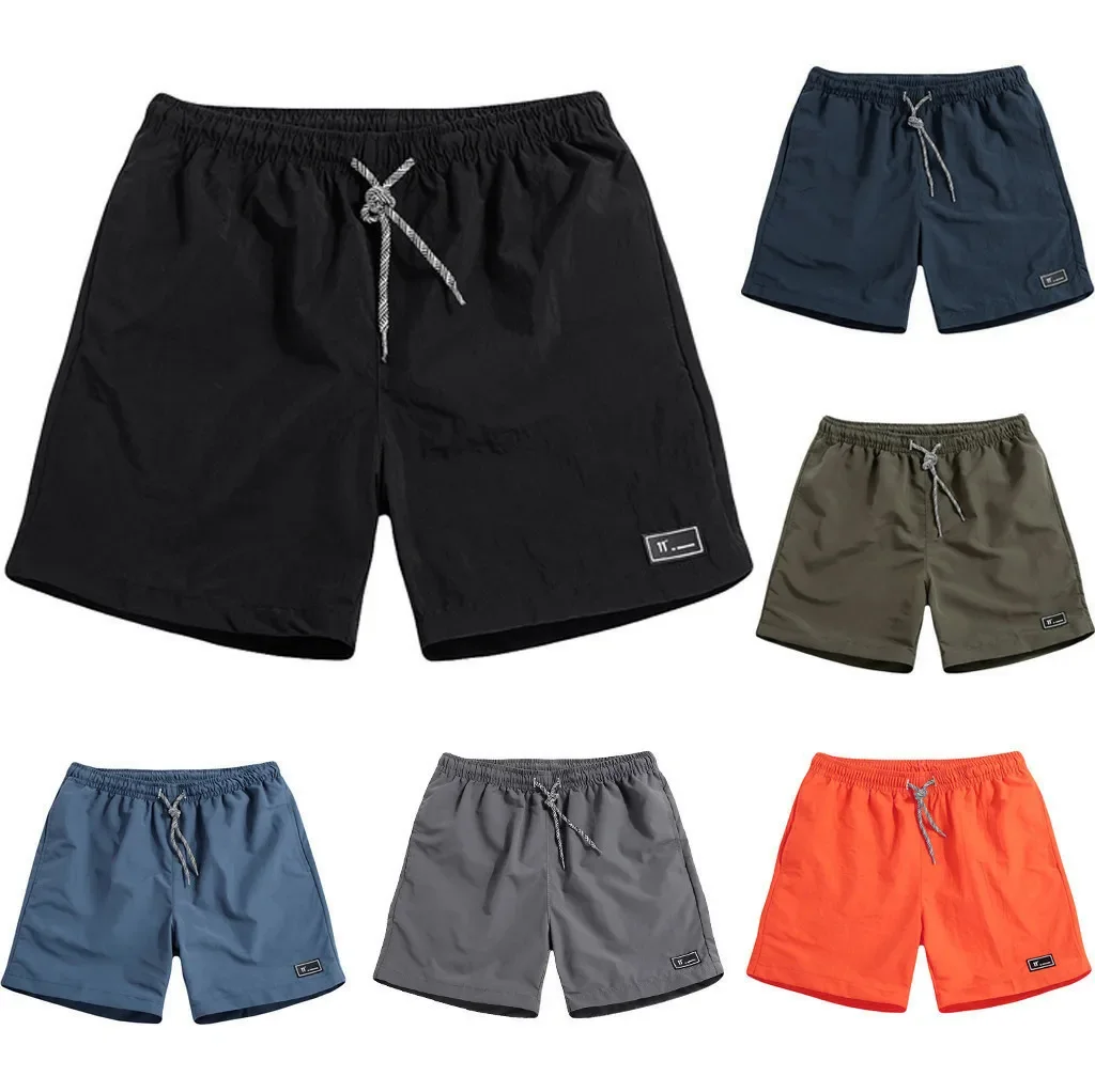 Men Shorts Drawstring Short Pants Casual Shorts Quick-Drying Shorts Printed Shorts Swim Surfing Beachwear Shorts Men’s Clothing