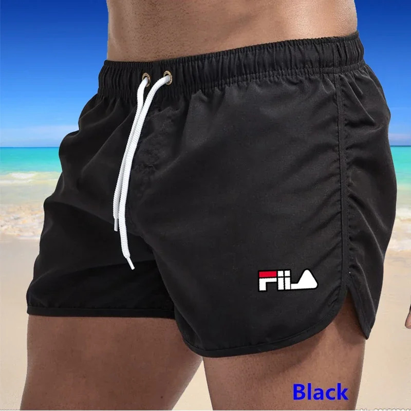 Men’s Casual Multi-color Printed Quick Drying and Breathable Beach Shorts, Men’s Casual Sports Three-way Shorts