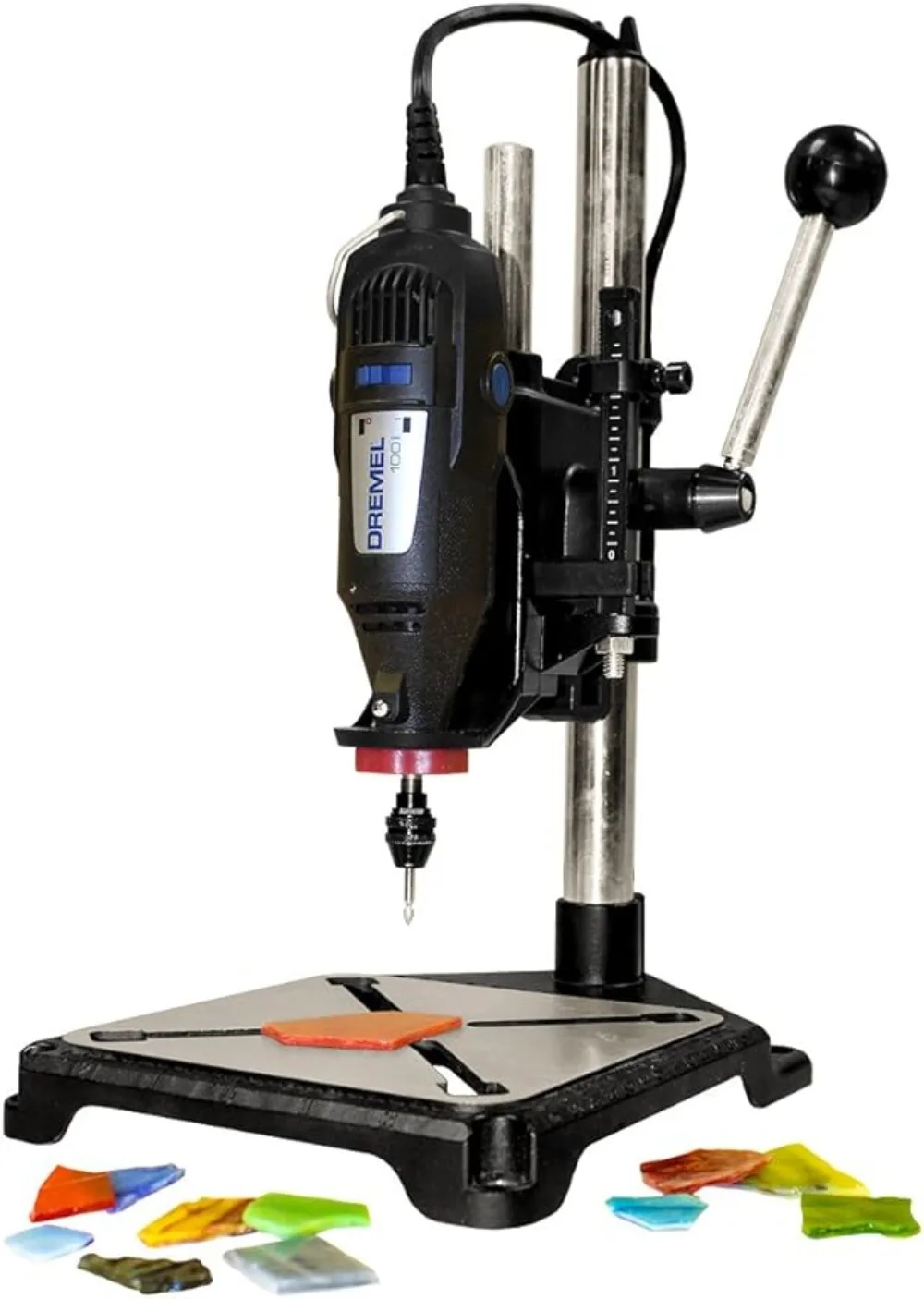 Milescraft 1097 ToolStand – Variable Speed Drill Press Stand (appropriate with Dremel). Rotary Tool Not Included