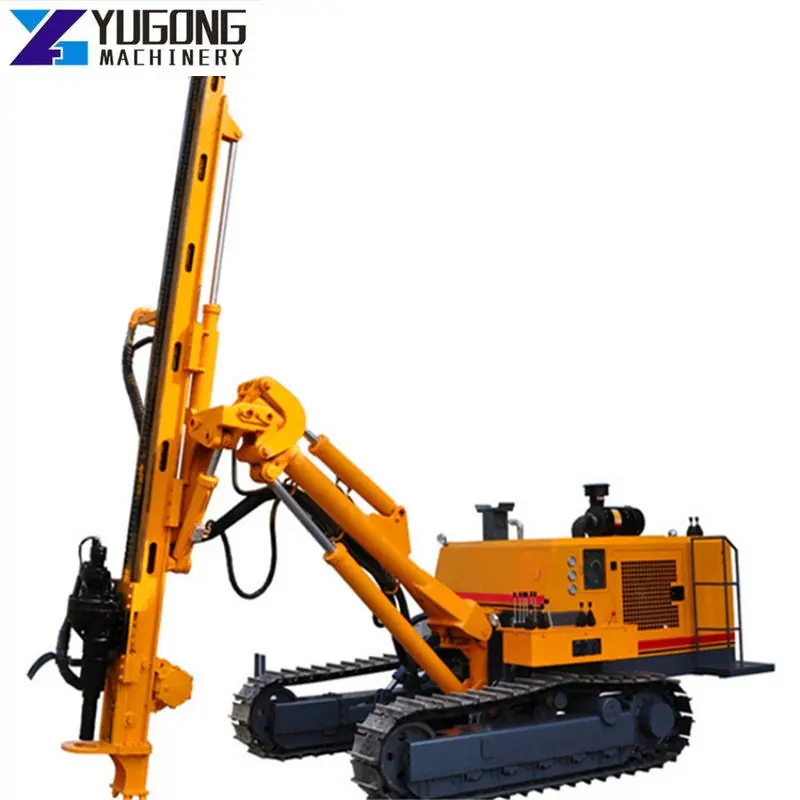 Mine Rock Drill Gold Mining Drilling Equipment Mine Drilling Rig Driven By Air Compressor Bore Pile Drilling Machine