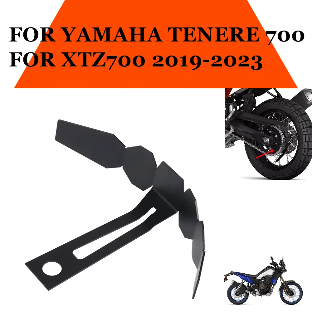 Motorcycle Accessories Rear Belt Chain Cover Sprocket Guard Protector Mudguard For Yamaha Tenere700 Tenere 700 2021 2022 2023