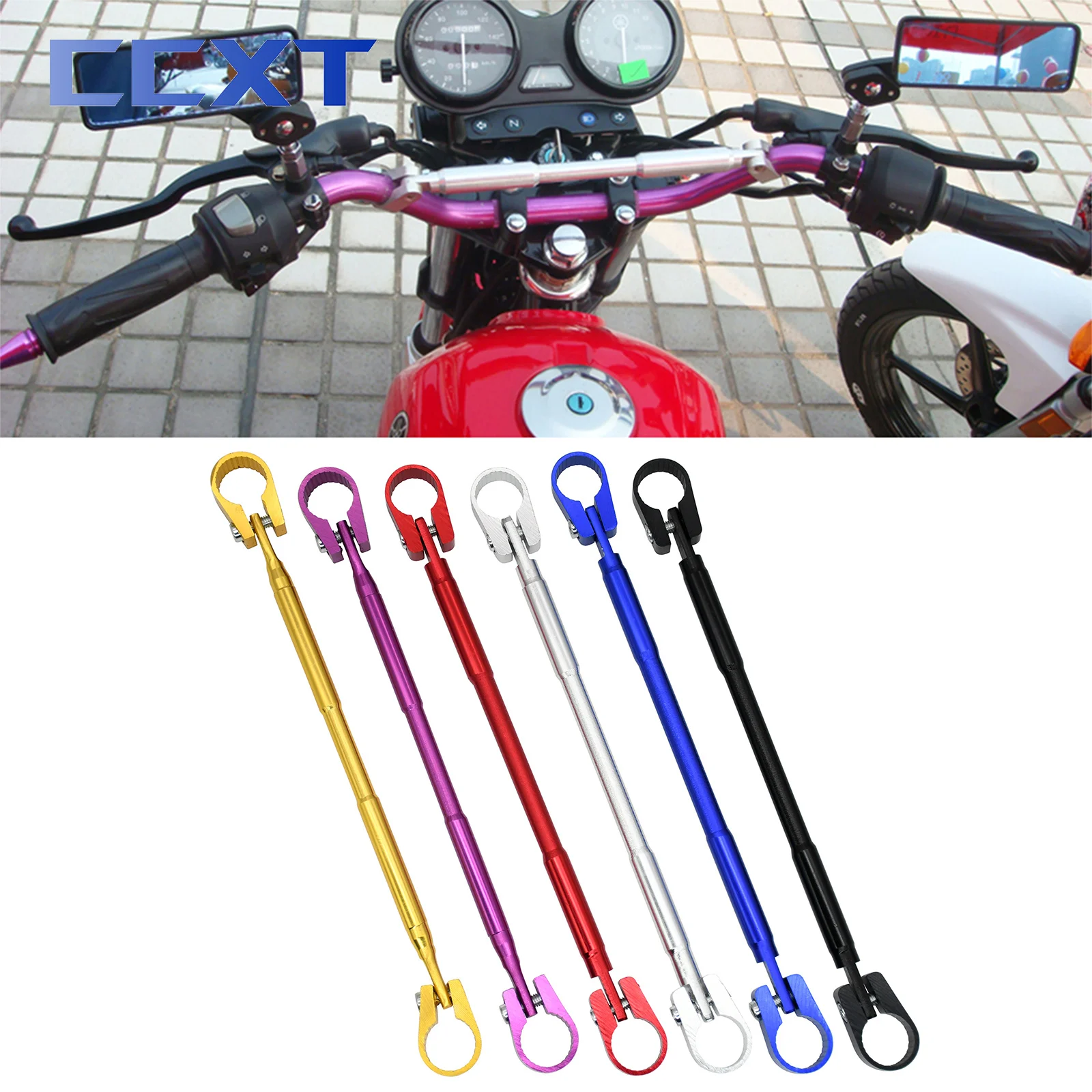 Motorcycle CNC Handlebar Balance Cross Bar Lever Handlebar For Most 7/8