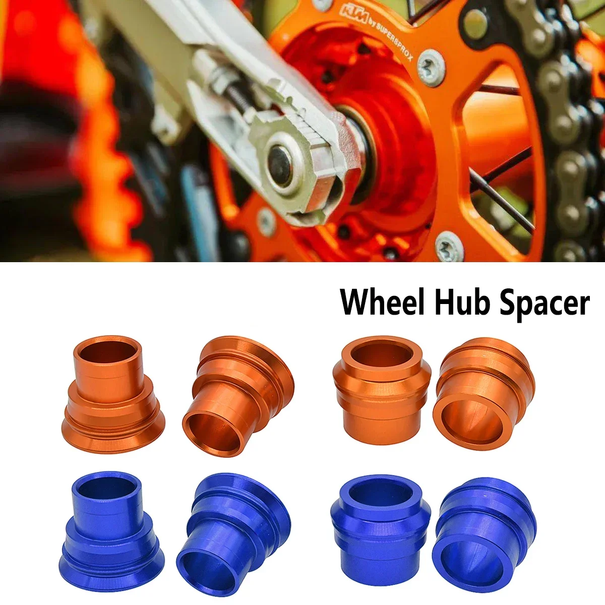 Motorcycle Front Wheel Hub Spacer Kit For KTM EXC EXCF SX SXF XC XCF XCW XCFW 125 150 200 250 300 350 400 450 2016-2022