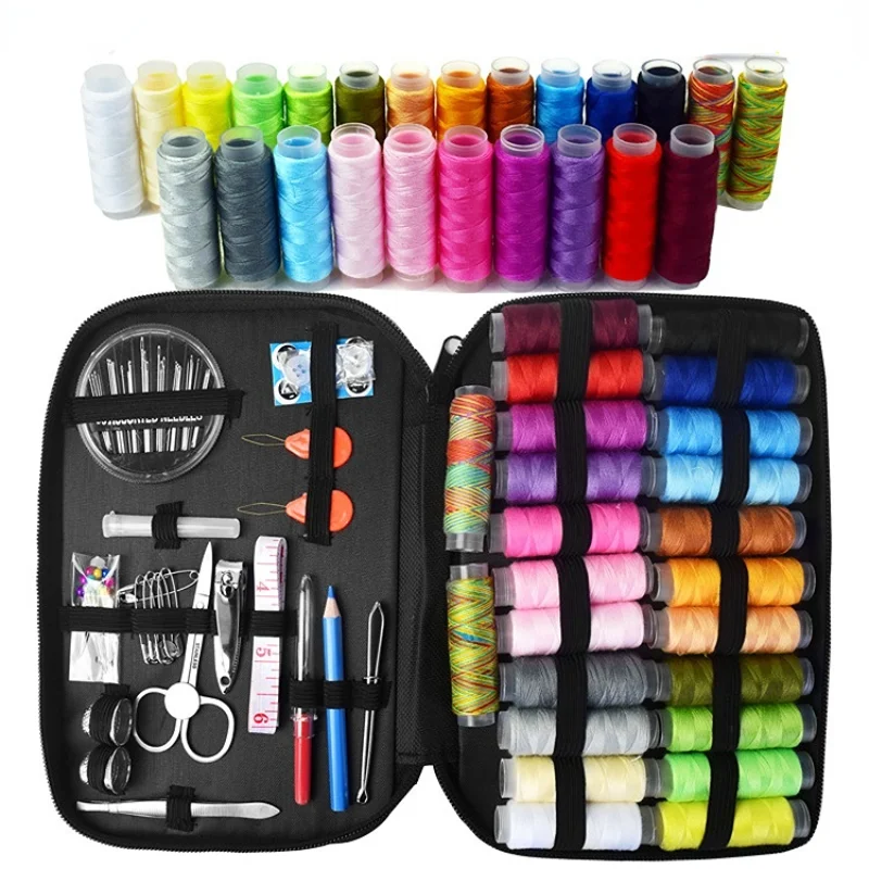 Multi-function Sewing Kits Bag DIY Sewing Tools Box Set for Hand Quilting Stitching Embroidery Thread Sewing Accessories