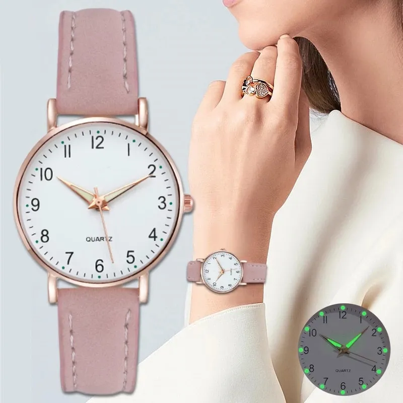 NEW Watch Women Fashion Casual Leather Belt Watches Simple Ladies’ Small Dial Quartz Clock Dress Wristwatches Reloj mujer