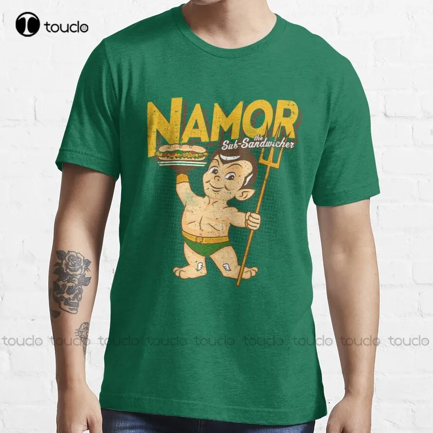 Namor The Sub-Sandwicher! Trending T-Shirt Daddy Shirt Cotton Outdoor Simple Vintag Casual Tee Shirts Make Your Design Xs-5Xl