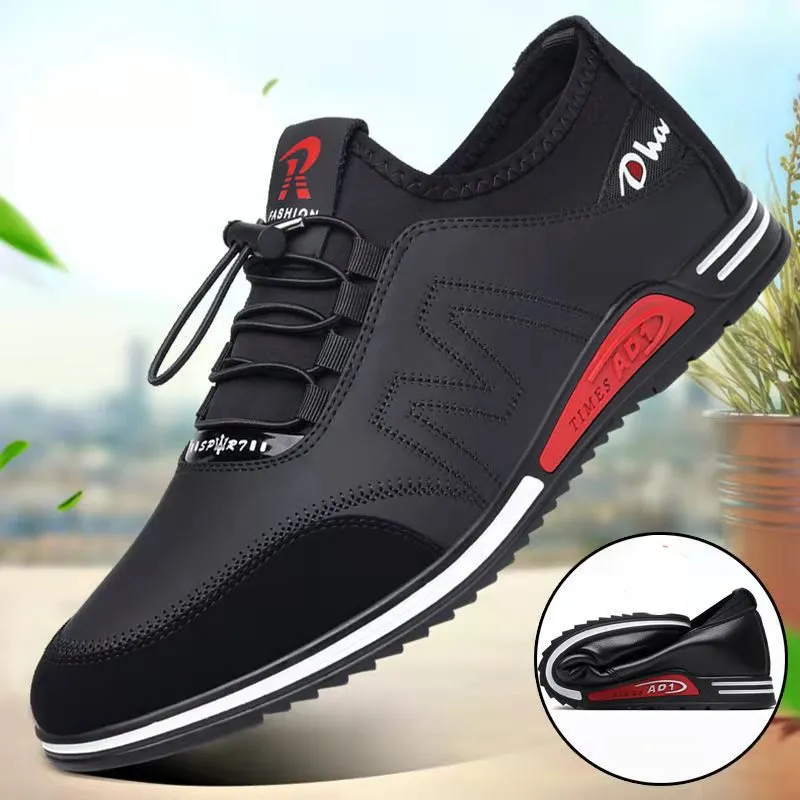 New Fashion Men’s Shoes Concise Soft Soled Men Casual Shoes Breathable Lace-Up Bottom Light Sneakers Male 2023 Tenis Masculino