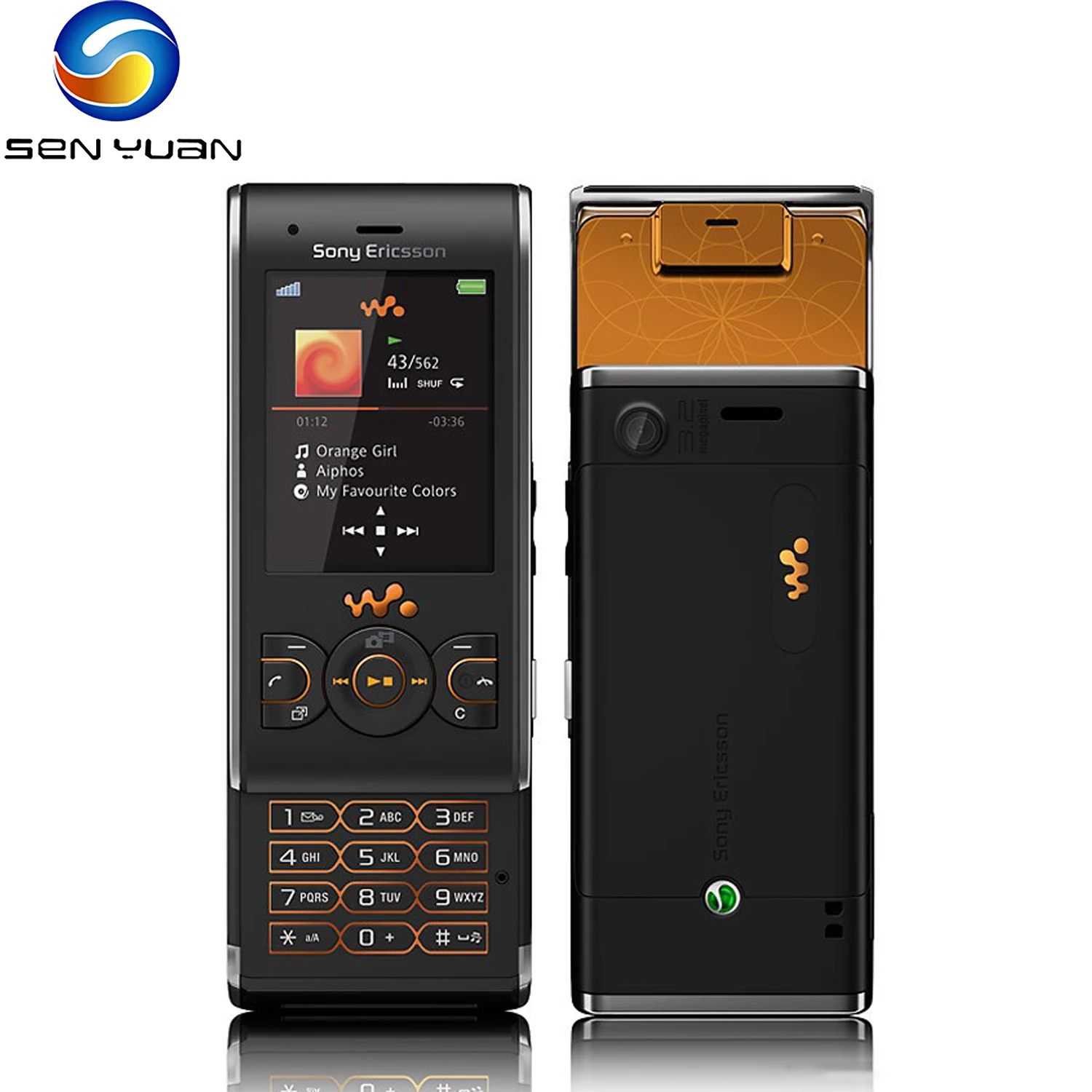 Original Sony Ericsson W595 3G Mobile Phone 2.2” TFT Screen 3.15MP Camera 320p@15fps Video Bluetooth FM Radio Slider CellPhone