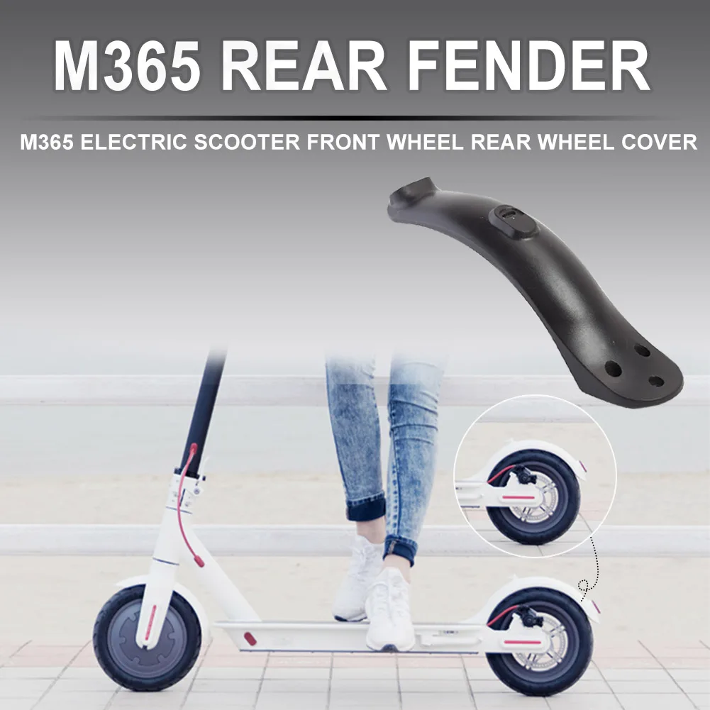 Outdoor Scooters Entertainment Sports Electric Scooter Fender for Xiaomi M365 Skateboard Rear Mudguard + Tail Lamp Set