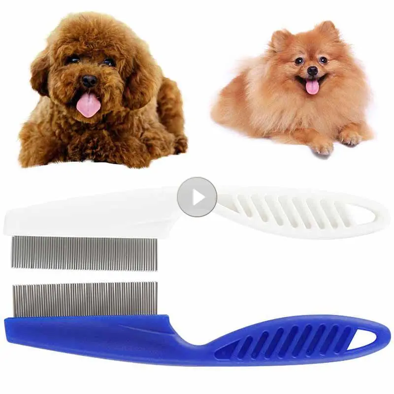 Pet Comb Pet Tear Stain Remover Dog Grooming Comb Gently Removes Mucus And Crust Small Lice Flea Combs For Dogs Cats Supplies