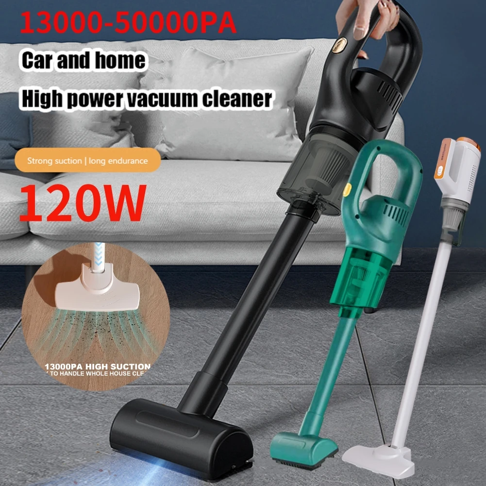 Portable Dust Buster Cordless Handheld Vacuum Cleaner 35500RPM Handheld Dust Collector 13000Pa Mini Car Hoover Home Car Dual Use