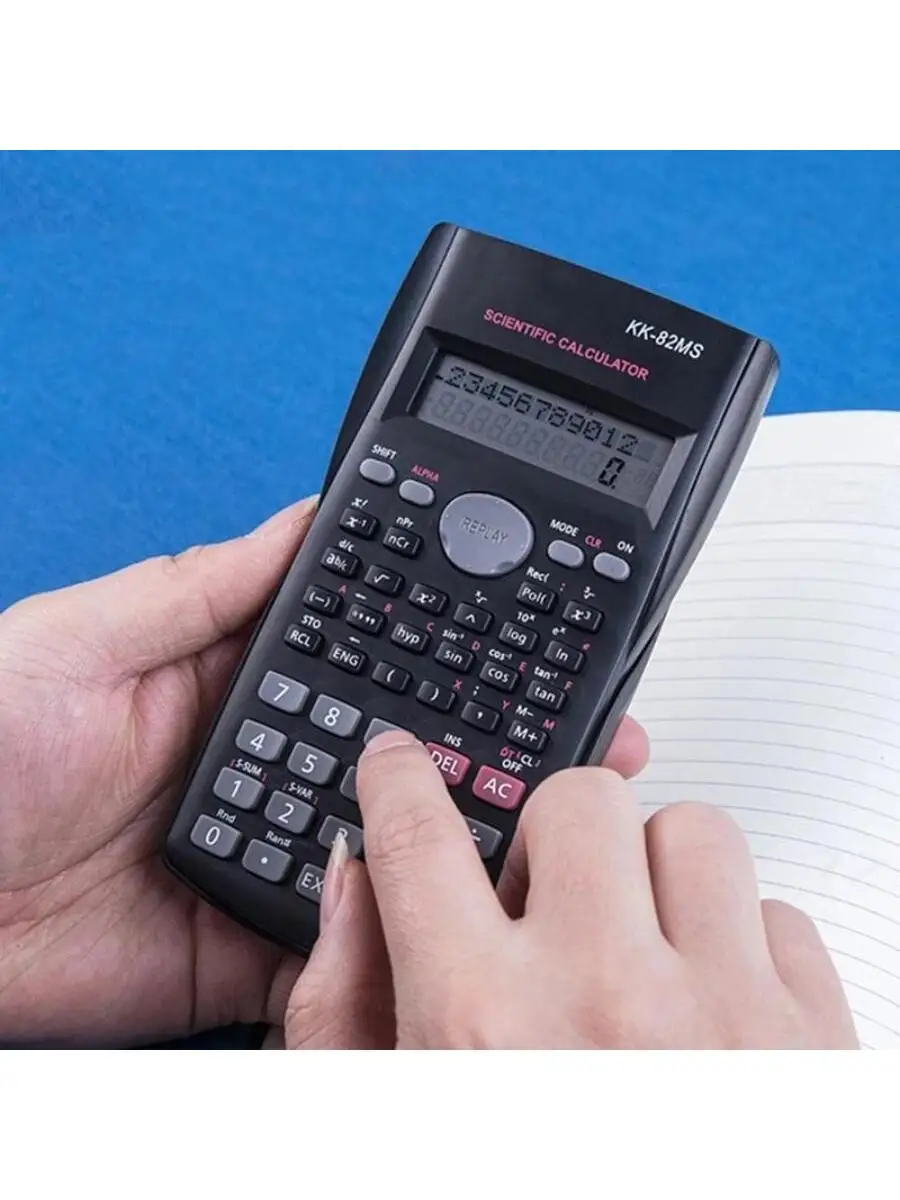 Portable School Student 240 Functions Calculator 12 Digits Display Scientific Calculator for Mathematics Teaching Tool