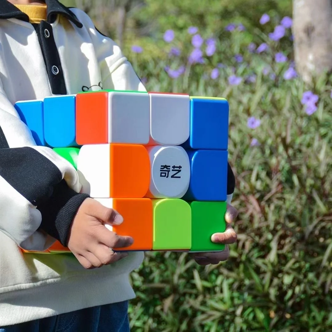 QiYi Warrior Plus 3x3x3 Magic Cube 18.8cm 3×3 Cube Big Cube Speed Cube 3×3 Magic Cubes Professional Cube Toy for Children Gift