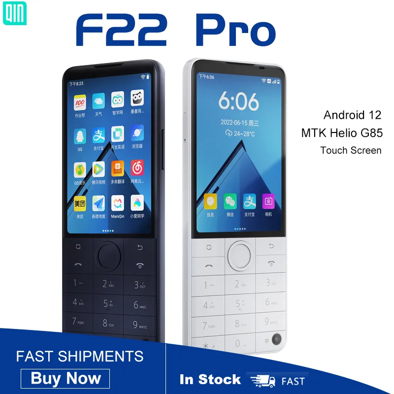 Qin F22 Pro MTK Helio G85 Duoqin Wifi 3.54 Inch 4GB 64GB Octa Core Bluetooth 5.0 640*960 Touch screen Phone