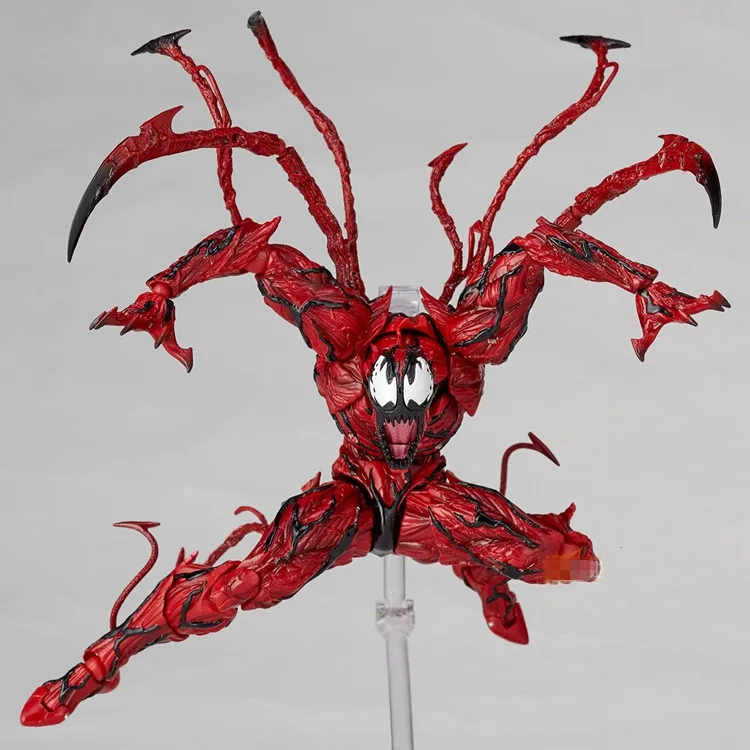 Red Venom Carnage Articulate Joints Movable Action Figure Model Toys