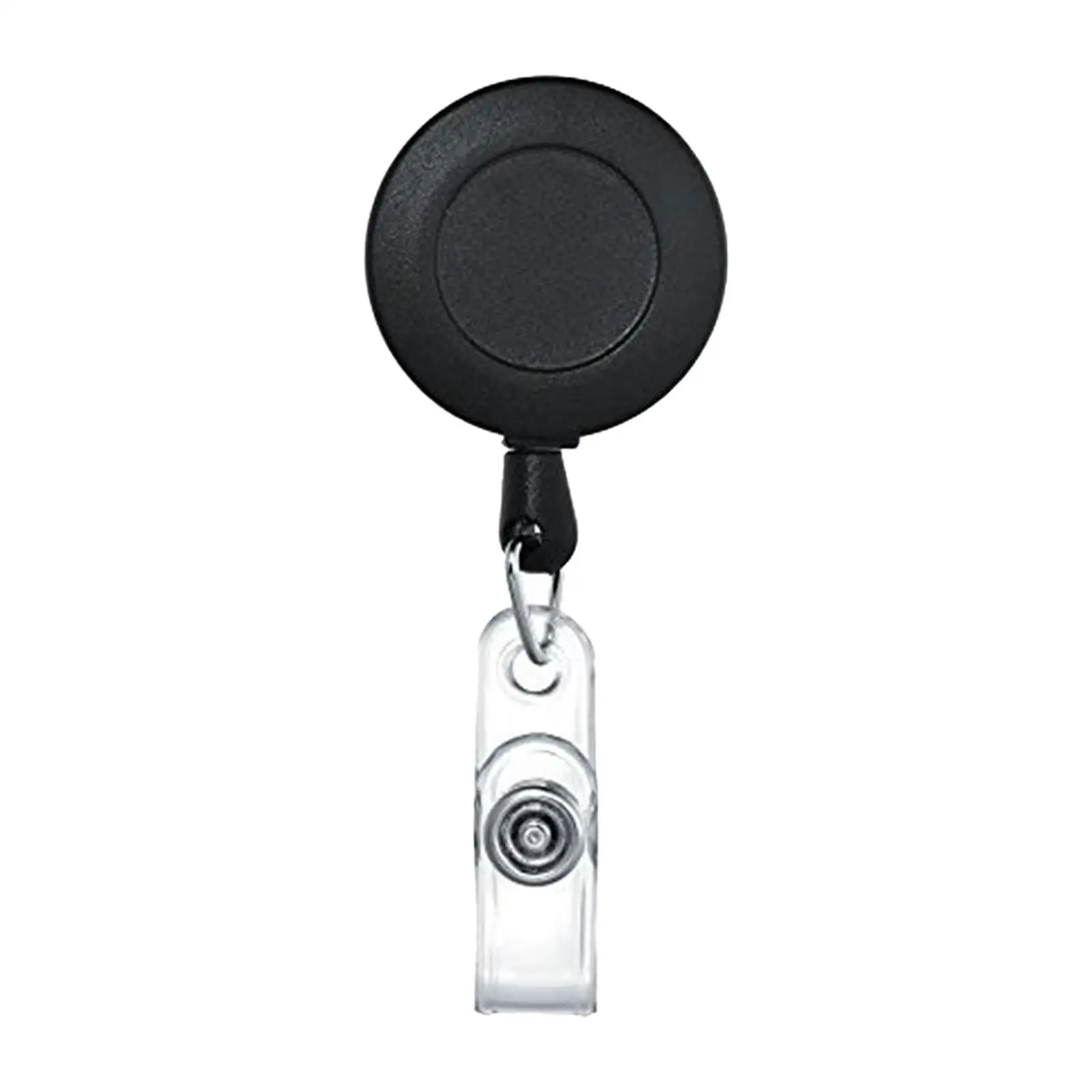 Retractable Badge Reel Heavy Duty Rounded Portable with Clip for Men Women Badge Clip Badge Holder for Nursing Teacher Office