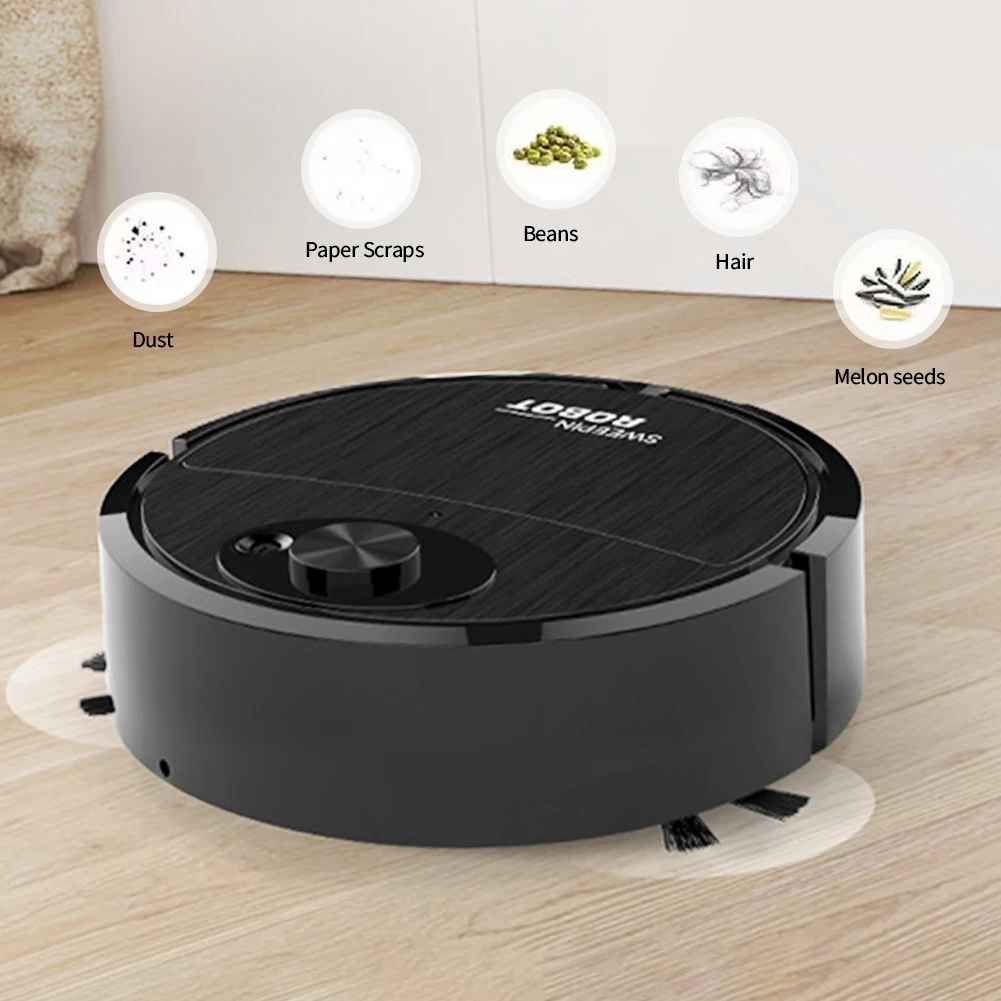 Robotic Vacuum Cleaner Intelligent Floor Sweeper Robot Sweeping Dragging Suction Integrated Robot Home Smart Cleaning Appliance