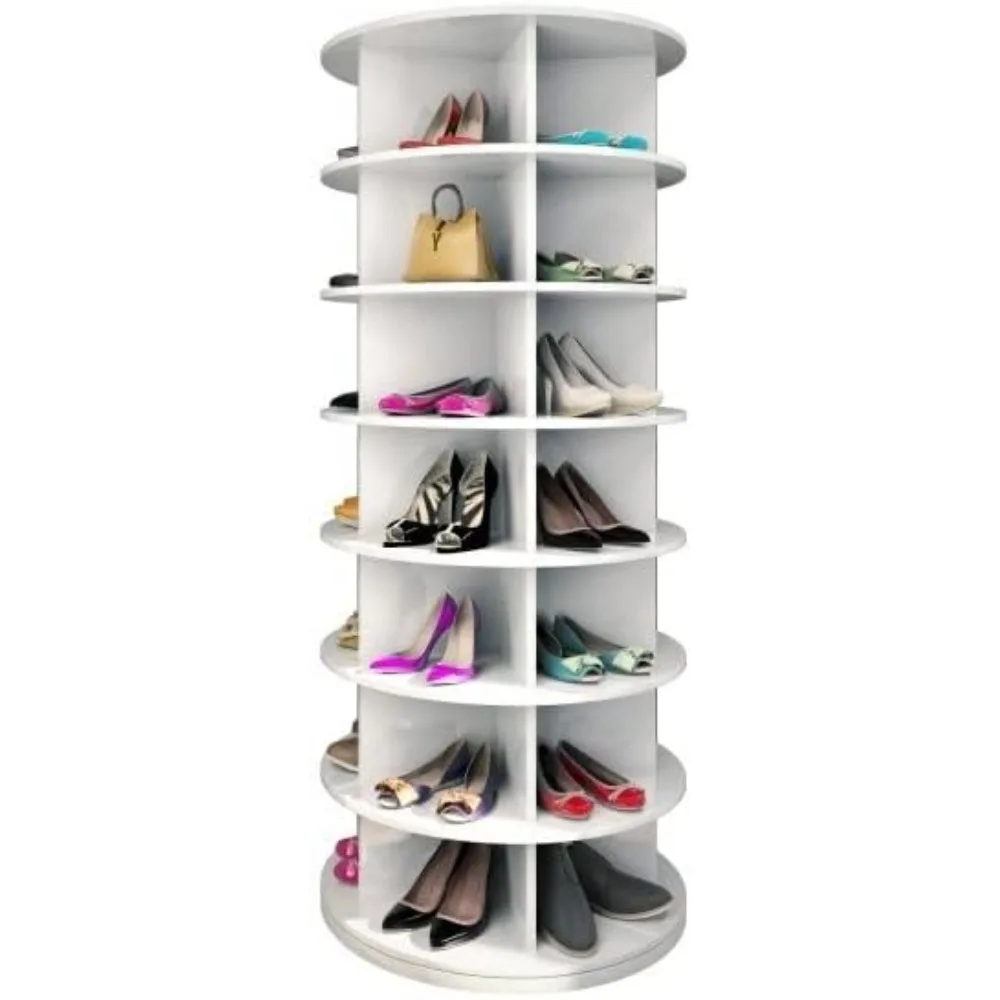 Rotating Shoe Rack 360° Original 7-tier Hold Over 35 Pairs of Shoes Home Furniture Cabinets for Living Room Reloving Cabinet