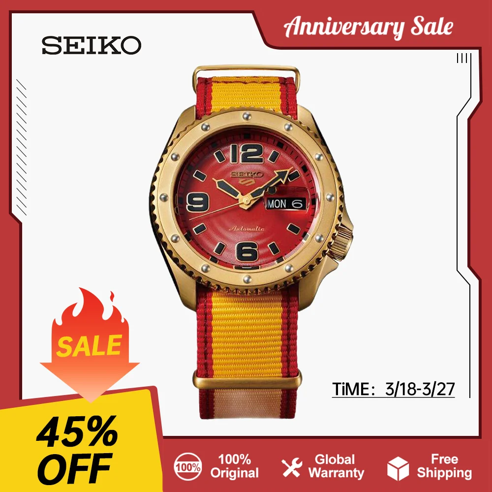 SEIKO 5 Original Sports Automatic Watch Mechanical 10bar Waterproof Luminous Men Watches