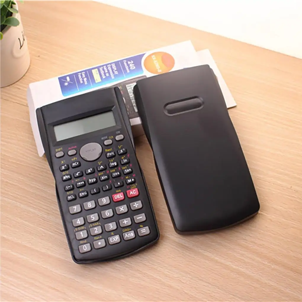 Scientific Calculator Calculation Device Durable Education Calculating Tool Lid Design Simple Operation Stable Performance