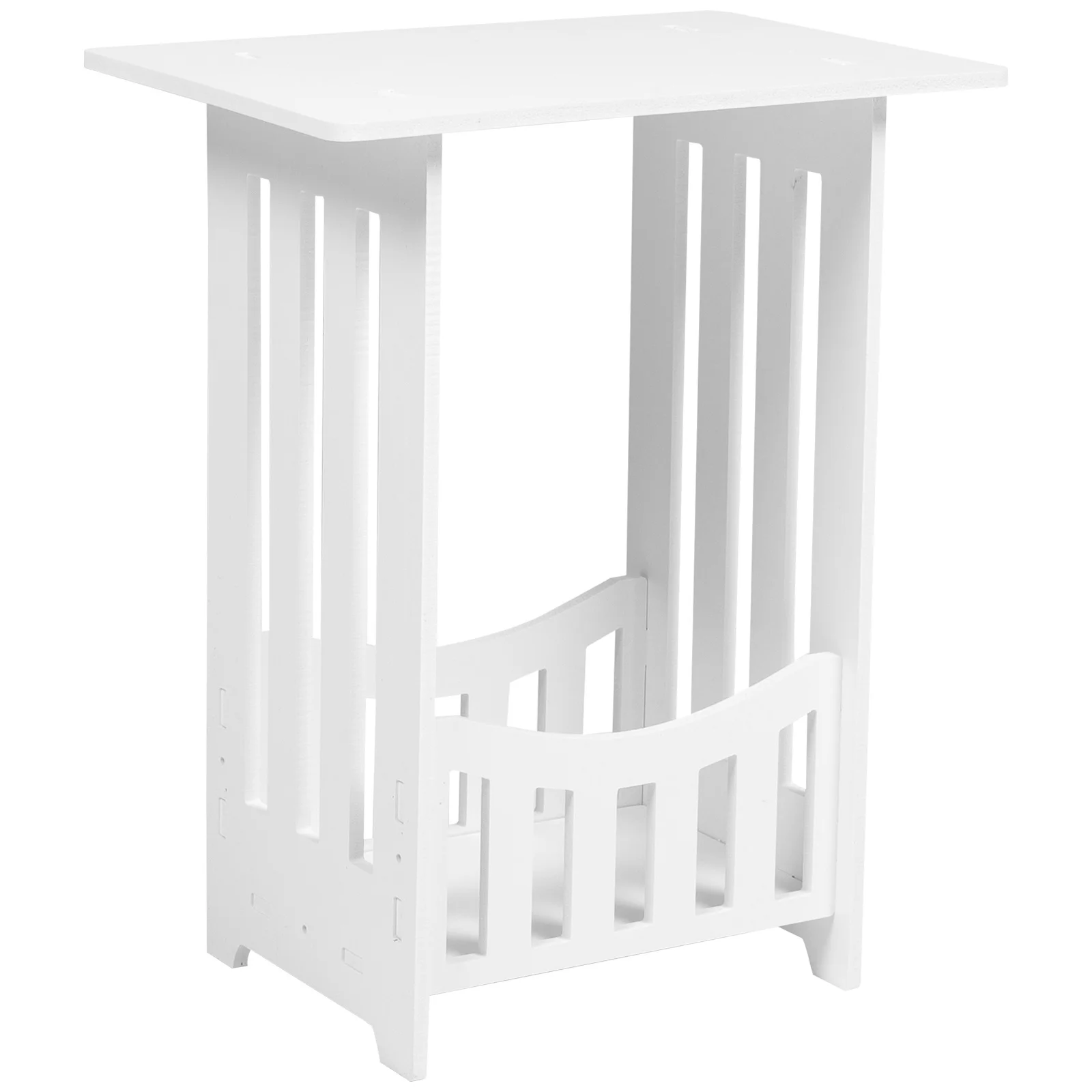 Side Table Small Home Furniture Living Room Storage Rack Desk End Tables White Decor